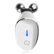 BeautifyEase 5-in-1 Microcurrent Facial Massager Roller, Face Lifting Device, White