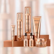 Beautivana Diamond Gold Korean Skincare Set, Multi-Step Moisturizing Routine for Self-Care or Gifts