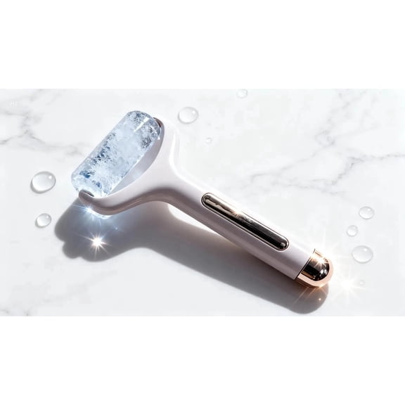 Beautivana Ice Roller Facial Massage Tool, Reusable Cooling Face Roller for Puffiness, Under Eye Care, Neck and Body Massage
