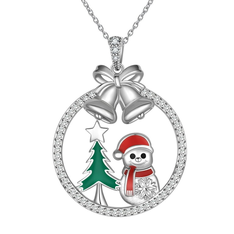 Beautlace 925 Sterling Silver Xmas Holiday Jewelry, Santa Claus