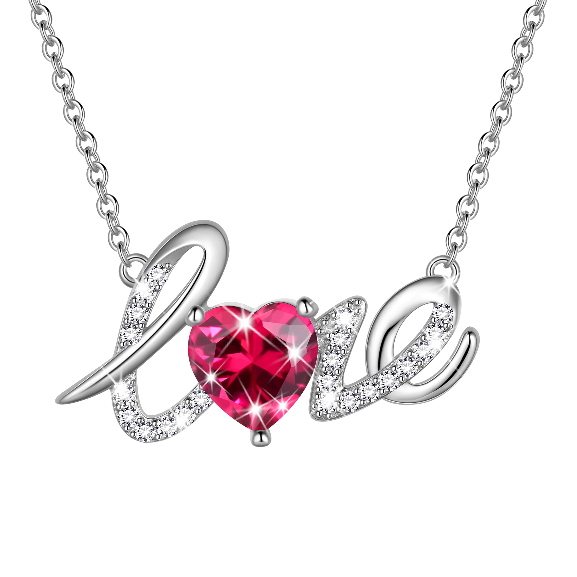 Love Gemstone Necklace