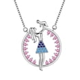 thumbnail image 1 of Beautlace Love Mom Necklace For Mothers,925 Sterling Silver Hearts for Mom Pendant Mother's Day Gift, 1 of 7