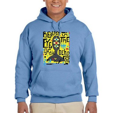 Beauty Abstract Art Hoodie Men -Image by Shutterstock, Male Small