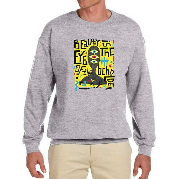 Beauty Abstract Art Sweatshirt Men -Image by Shutterstock, Male 3X-Large