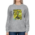 thumbnail image 1 of Beauty Abstract Art Sweatshirt Women -Image by Shutterstock, Female Small, 1 of 4