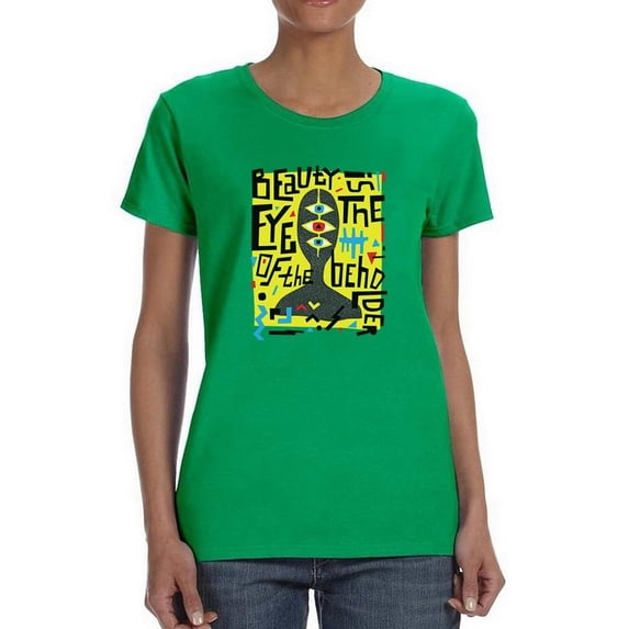 Beauty Abstract Art T-Shirt Women -Image by Shutterstock, Female Medium