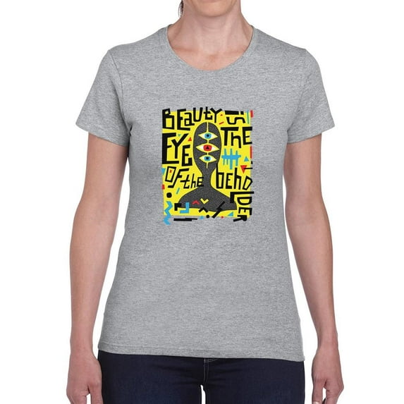 Beauty Abstract Art T-Shirt Women -Image by Shutterstock, Female Small