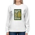 thumbnail image 1 of Beauty Abstract Pinecone Sweatshirt Women - Women Sweatshirt, White, 3XL, 1 of 4
