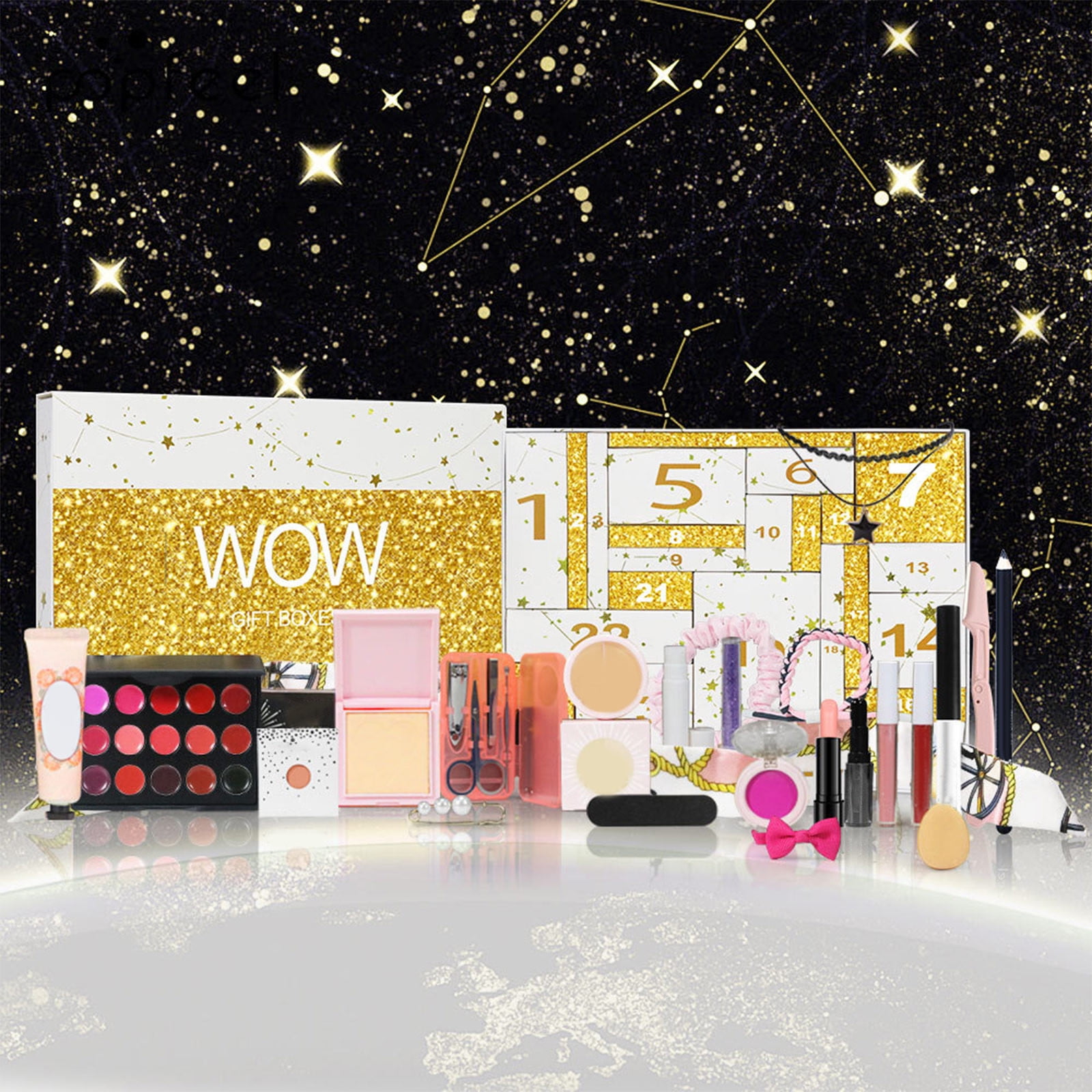 Beauty Advent Calendar 2024, 24 Days Christmas Countdown Makeup Set Set