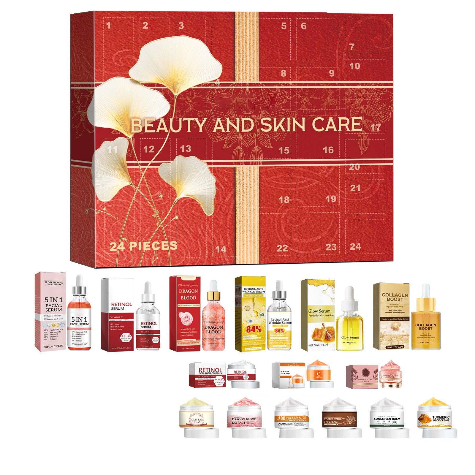 Beauty Advent Calendar 2024 Beauty and Skin Care Box Moisturizing and