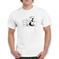 thumbnail image 1 of Beauty And Couch Potato T-Shirt Men -Wilfred Hildonen Designs, Male 3X-Large, 1 of 4