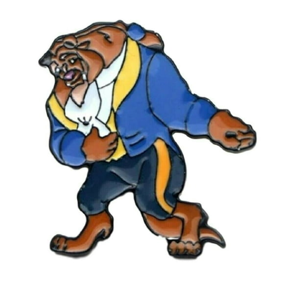Beauty And The Beast Beast Cartoon Character Enamel Metal Pin