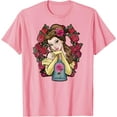 thumbnail image 1 of Beauty And The Beast Belle Roses Graphic DTG Print Unisex T-Shirt, 1 of 5
