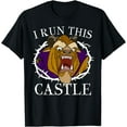 thumbnail image 1 of Beauty And The Beast I Run This Castle Thorn Portrait DTG Print Unisex T-Shirt,Black Color,Size 5XL, 1 of 5