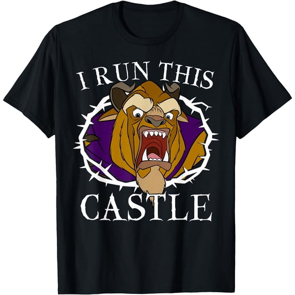 Beauty And The Beast I Run This Castle Thorn Portrait DTG Print Unisex T-Shirt