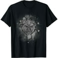 thumbnail image 1 of Beauty And The Beast Ink Splatter Beast DTG Print Unisex T-Shirt, 1 of 5