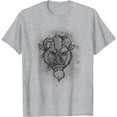 thumbnail image 1 of Beauty And The Beast Ink Splatter Beast DTG Print Unisex T-Shirt, 1 of 5