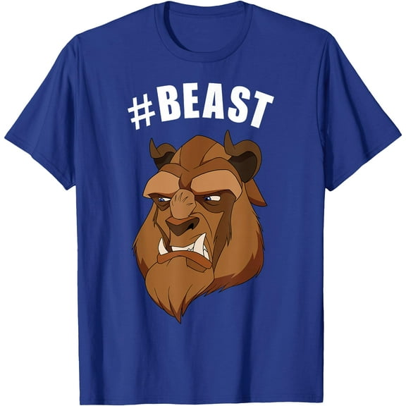 Beauty And The Beast Portrait DTG Print Unisex T-Shirt