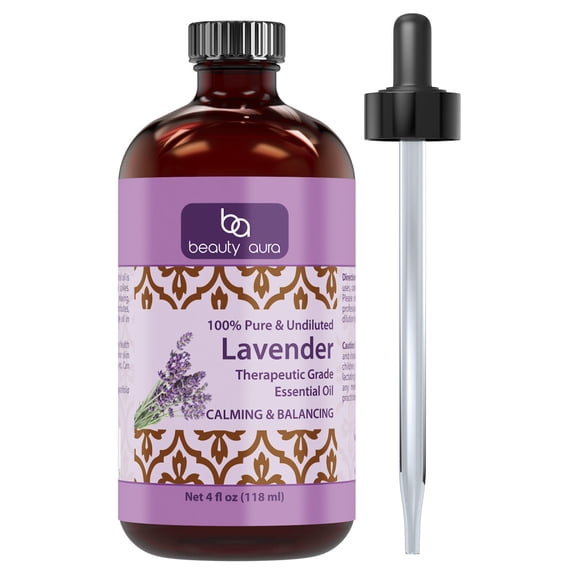Beauty Aura Lavender Essential Oil - 4 fl oz (118 ml)