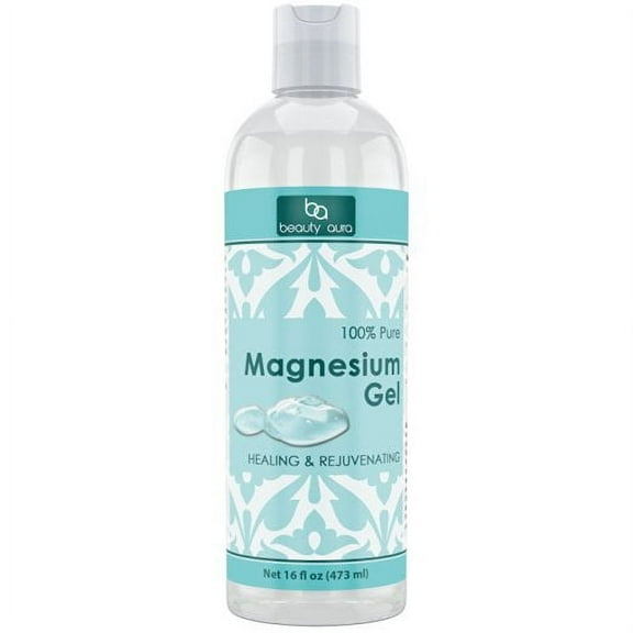Beauty Aura Magnesium Gel 16 Fl Oz