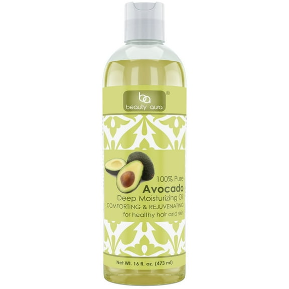 Beauty Aura Pure Avocado Oil (16 Fl Oz)