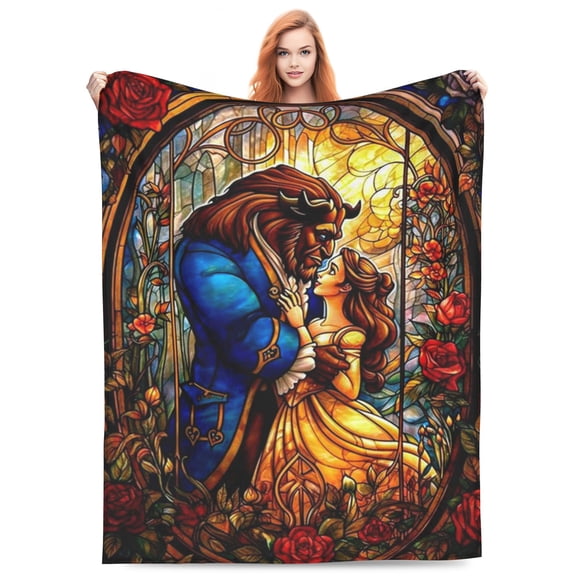 Beauty The Be-as Bed Blanket 3D Printed Throw Blanket Lightweight Super Soft Air Conditioning Room All Season Blanket Sofa Couch Bed Fans Cartoon Blanket 50"x40"