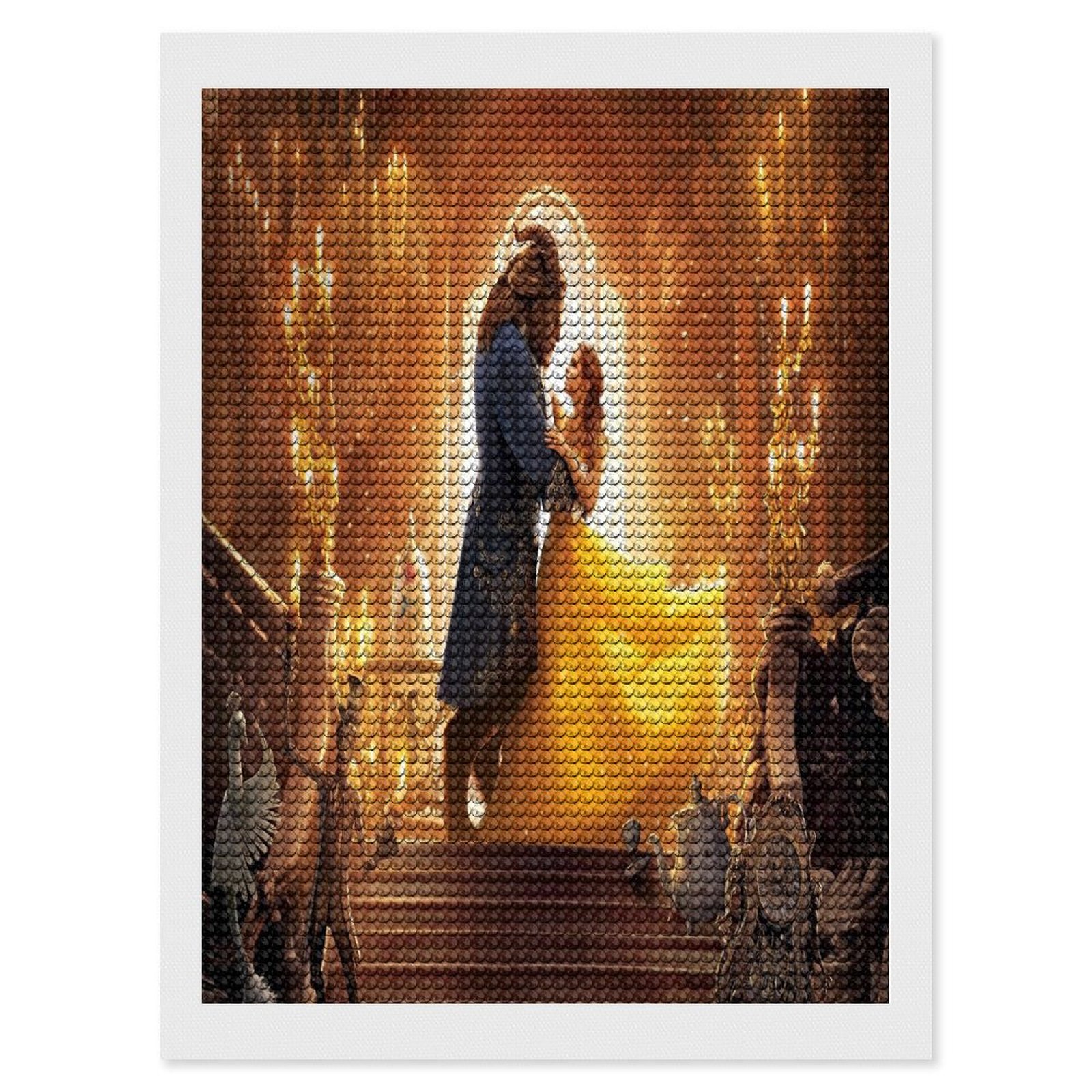 Beauty The Be-as Diamond Art Kits DIY 5D Anime Painting by Number Kits