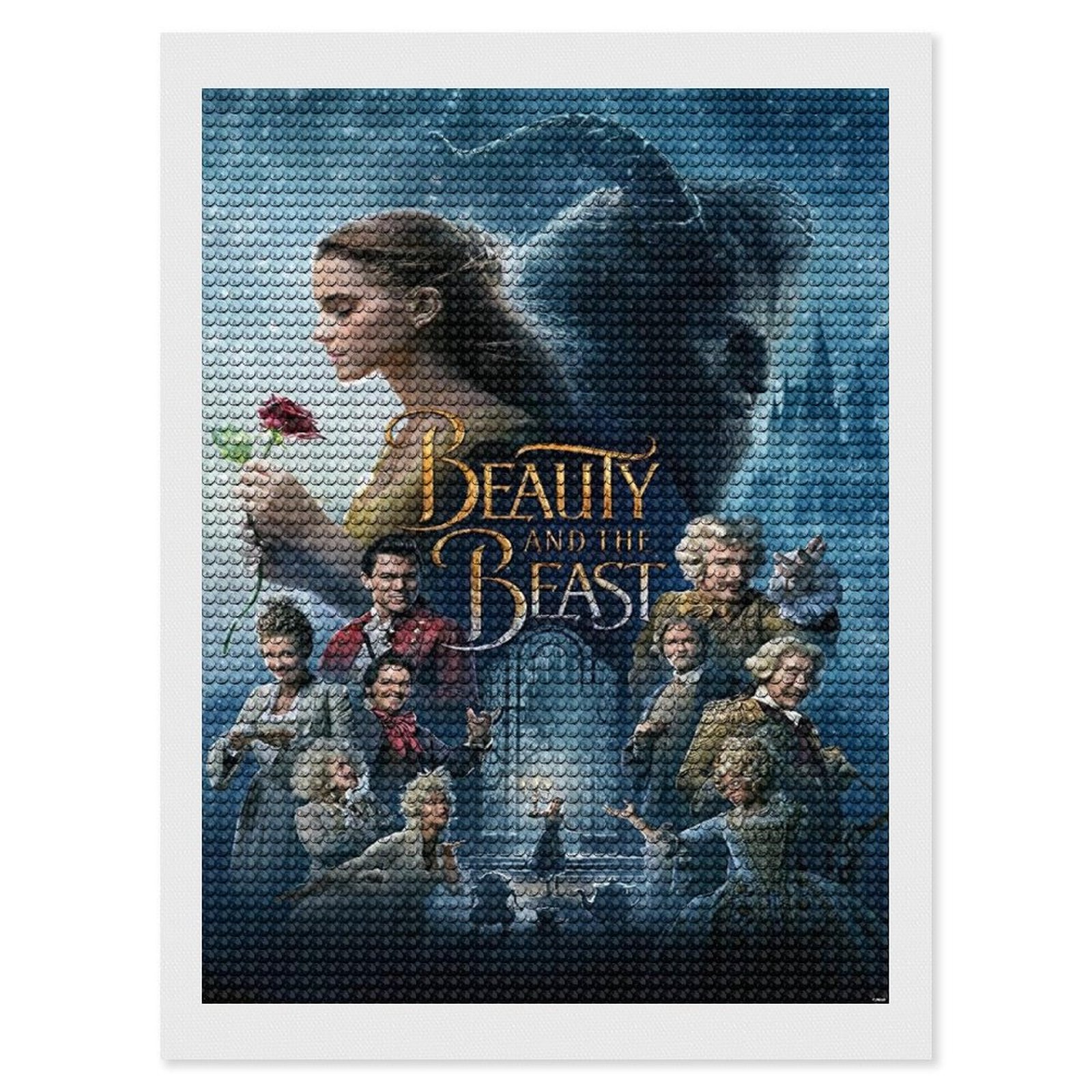 Beauty The Be-as Diamond Art Kits DIY 5D Anime Painting by Number Kits