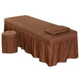 thumbnail image 1 of Beauty Bedsheet, Massage Couch Cover with Hole, Reusable Spa Linens Massage Bed Table Sheets Couches Cover Coffee, 1 of 8
