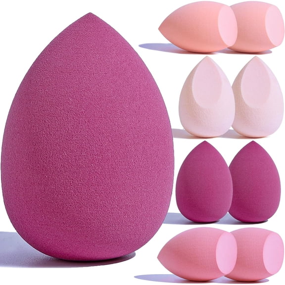Beauty Blender Sponges - Makeup Sponge Blender, Beauty Sponge Blender for Powder & Liquid Cream, Make-Up Sponges Set for Foundation & Blending Sponge