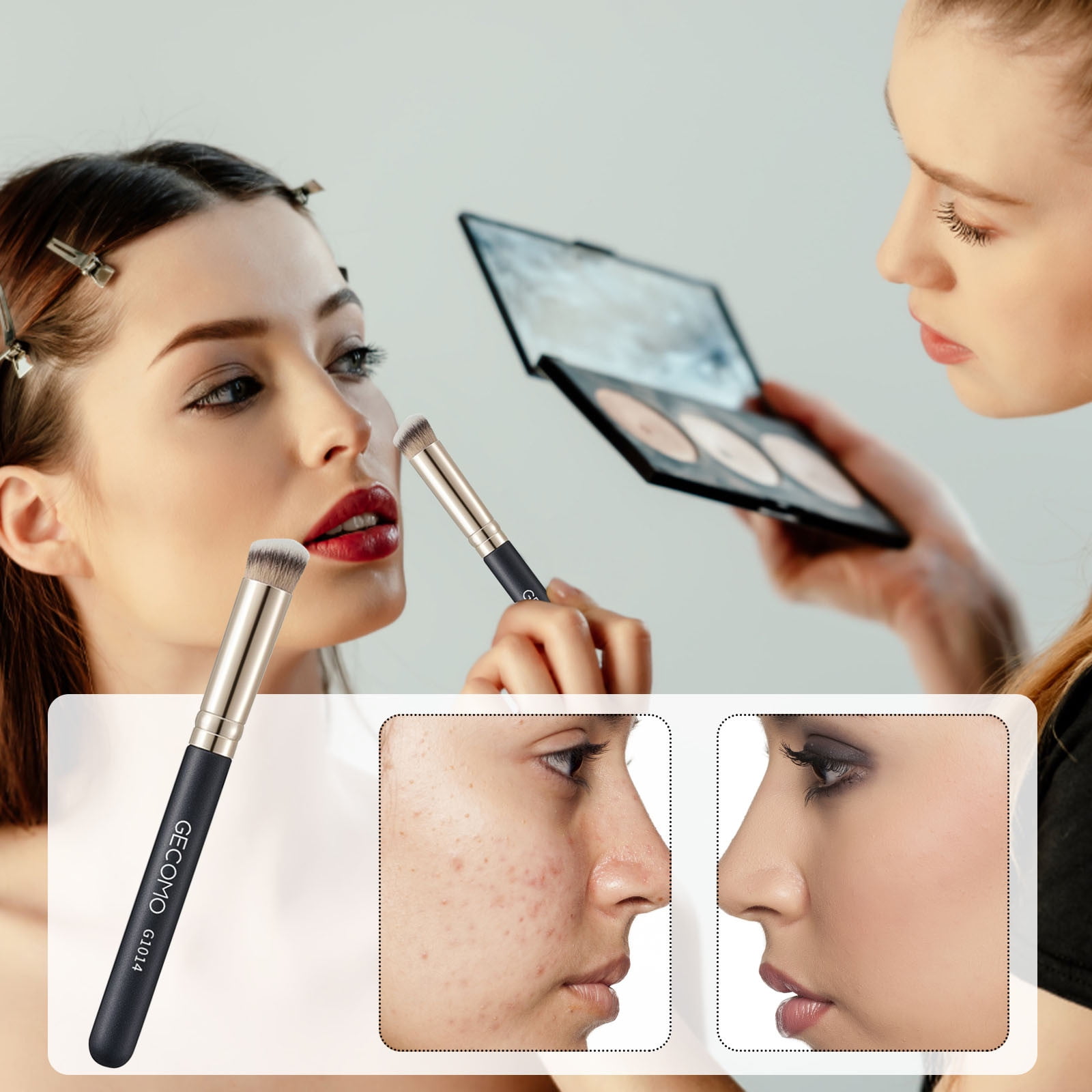 Beauty Brushes, Beauty A506 Concealer Brush, Angie Hot & Flashy A506