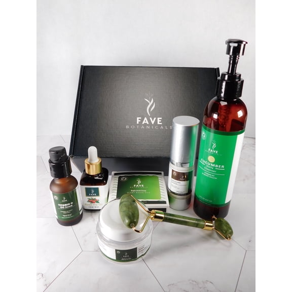 Fave Botanicals Beauty Bundle Box, 6 Piece Set