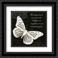 thumbnail image 1 of Beauty Butterfly 2x Matted 20x20 Black Ornate Framed Art Print by Greene, Taylor, 1 of 2