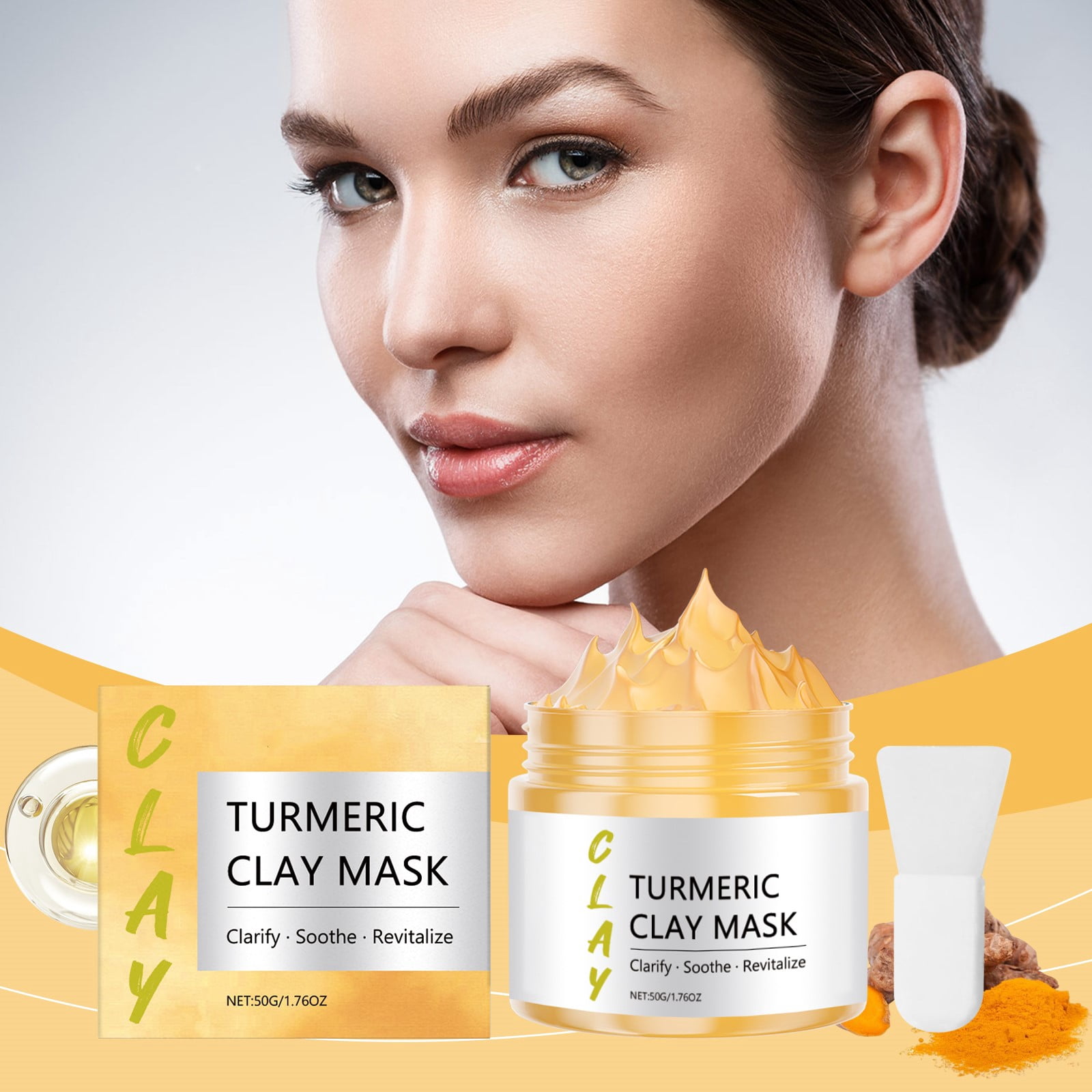 Beauty Clearance Under $10 Turmeric Vitamin C Clays Mask Nourishing ...