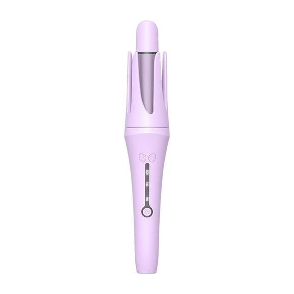 Beauty Under $15 32Mm Automatic Hair Curler Easy-To-Use Travel Automatic Curling Iron Fast Heating Small Auto Rotating Curing Wand For Curls Waves 3 Tunable Temps Auto Shut-Off Purple