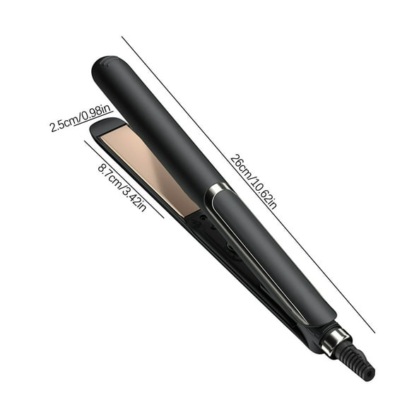 Beauty Under $15 Hair Straightener, Curling Stick, Household Hair Free Negative Straight Hair Clip, Straight Curling Dual Purpose Hair Curler Black