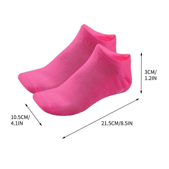 Beauty Under $15 Moisturizing Socks - Gel Socks For Dry Cracked Feet Women - Gel Spa Socks For Repairing And Softening Dry Cracked Feet Skins, Gel Lining Infused With Essential Hot Pink