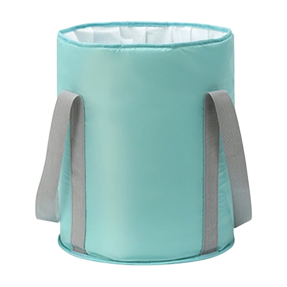 Beauty Under $15 Stacked Foot Bucket Travel Portable Thermal Insulation Foot Bag Leak Proof Foot Bath Bucket Household Leg Wash Basin Light Blue