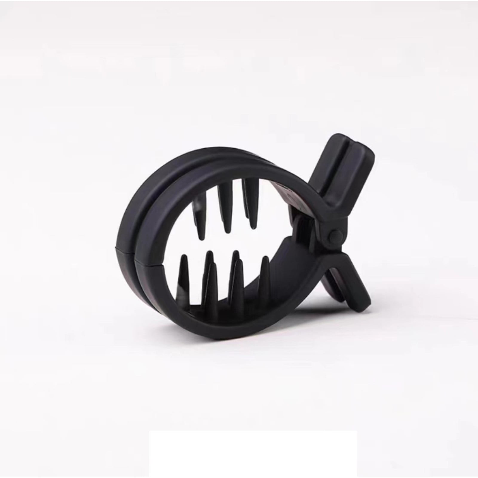 Round Inner Toothed Fish Tail Clip Thin Hair Clip, Round Hair Clip