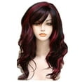 thumbnail image 1 of Beauty Under $10 Blonde Wigs Wavy Curly Long Heat Fiber Costume Party Wigs For Women Black, 1 of 5