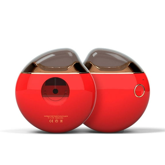 Beauty Under $15 Automatic Electric Nail Clippers Nail Clippers Manicure Nail Care Set Electric Nail Scissors Red