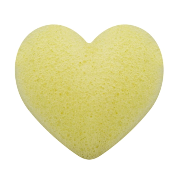 Beauty Clearance Under $15 Face Konjac Heart-Shaped Face Wash Wash Face Scrub Sponge Clean Face Make-Up Removal Thicken Large Sponge F
