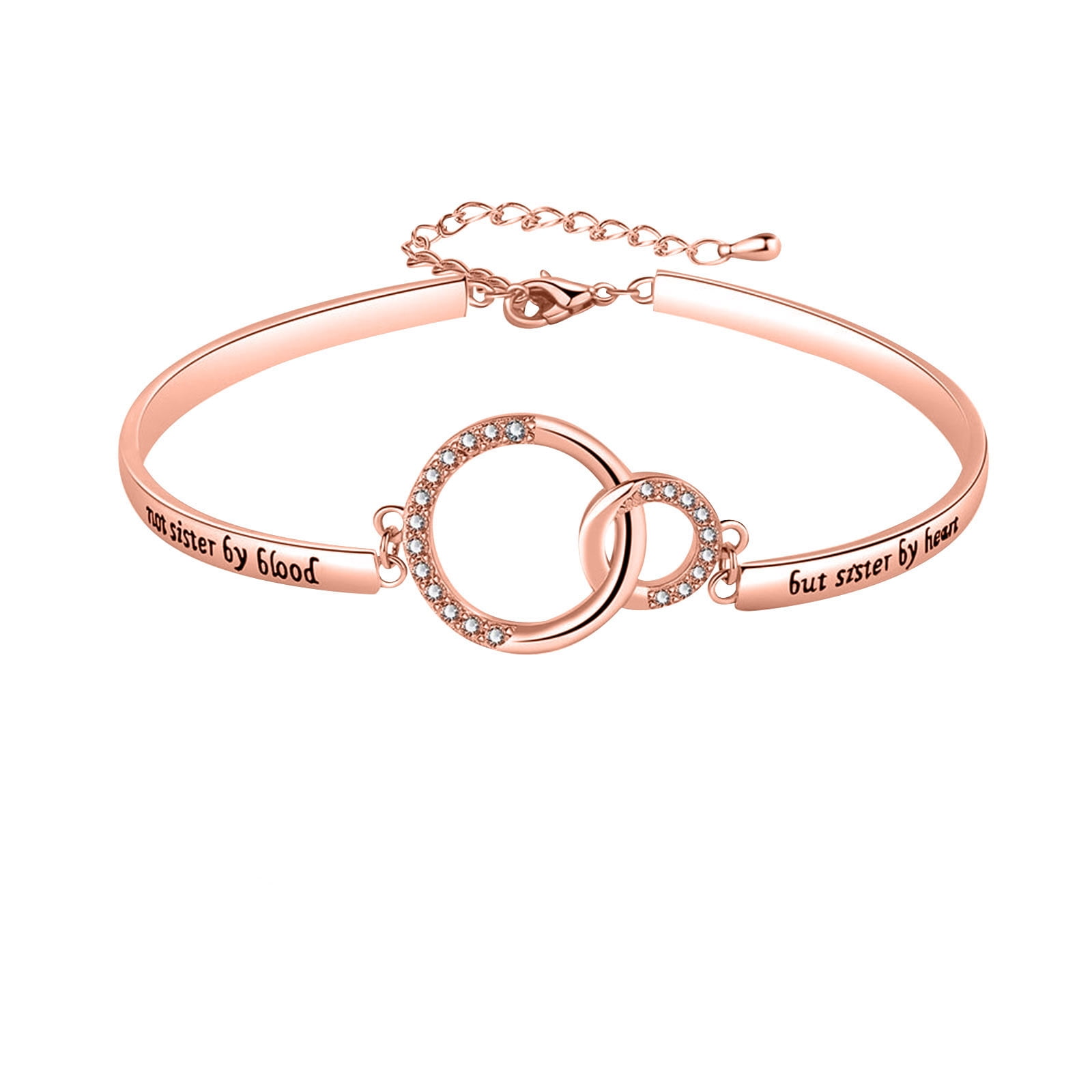 Beauty Clearance Under 15 Fashion Double Ring Double Ring Engraved