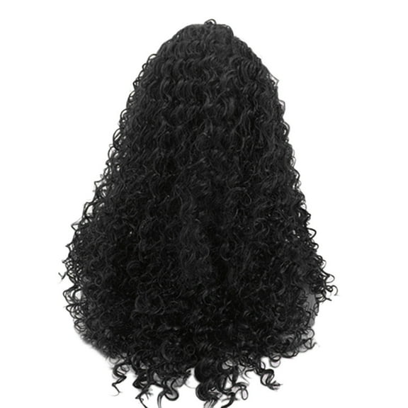 Beauty Clearance Under $15 Long Wavy Wig Synthetic Wig Wig For Women Heat Resistance Fiber Black