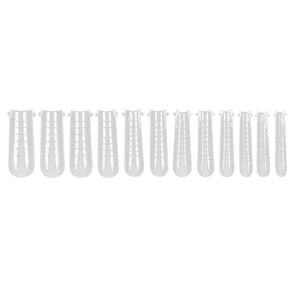 Beauty Clearance Under $15 Manicure Sculpting Extend Nail Mould With Scale 60 Pack White