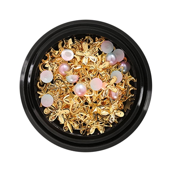 Beauty Under $15 Nail Art Star And Hollow Alloy Nail Decoration Tips Decoration Manicure Wheel Gd F