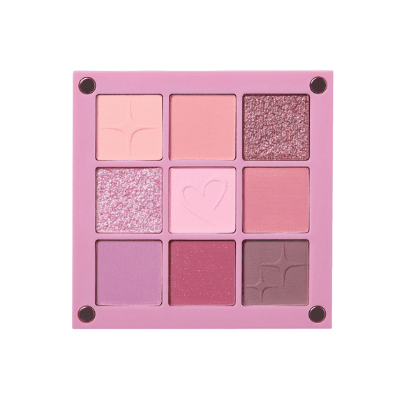 Beauty Creations - Muted Mauves Magnetic Eyeshadow Palette, 9 Shades, Mattes and Shimmers, Cruelty-Free