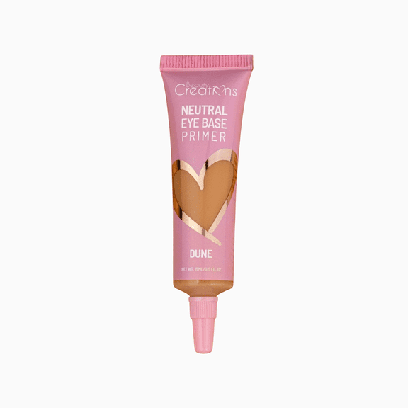 Beauty Creations - Neutral Eye Base Primer, Dune, Creamy Buildable Coverage, Prevents Shadow Fallout, 15 ml