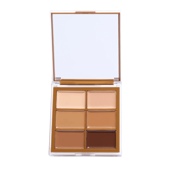 Beauty Creations - Snatchural Cream Contour and Highlight Palette, Bronze, Blendable Soft Matte, All Skin Types, 6 Shades