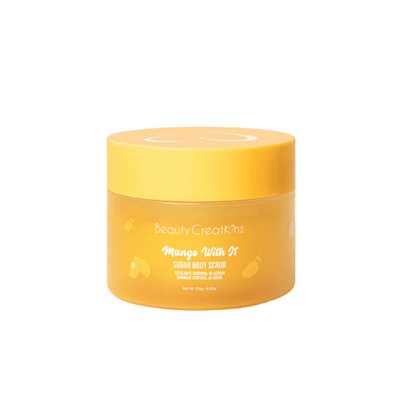 Beauty Creations - Sweet Dose Sugar Body Scrub, Mango With It, Tropical Mango Scented, 270 g
